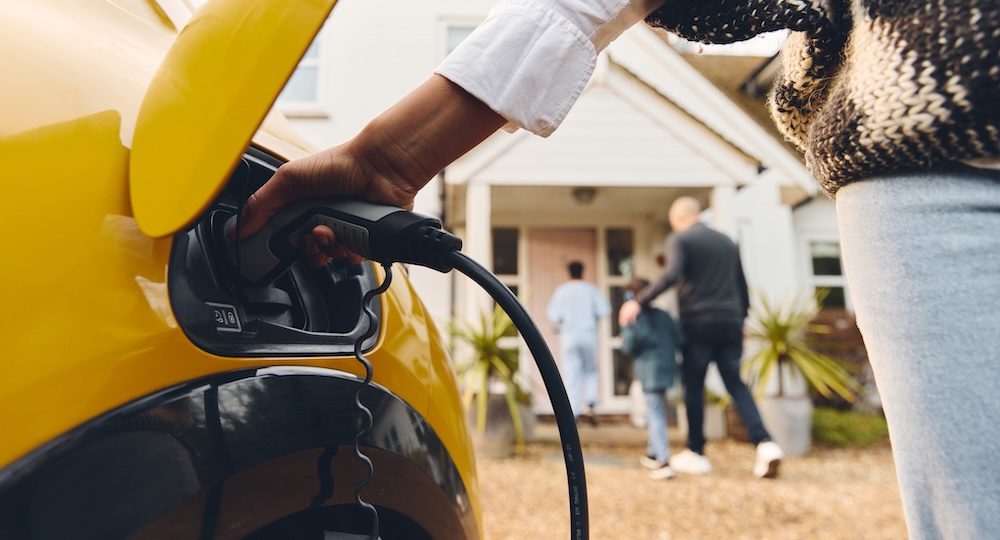 Home electric car charging